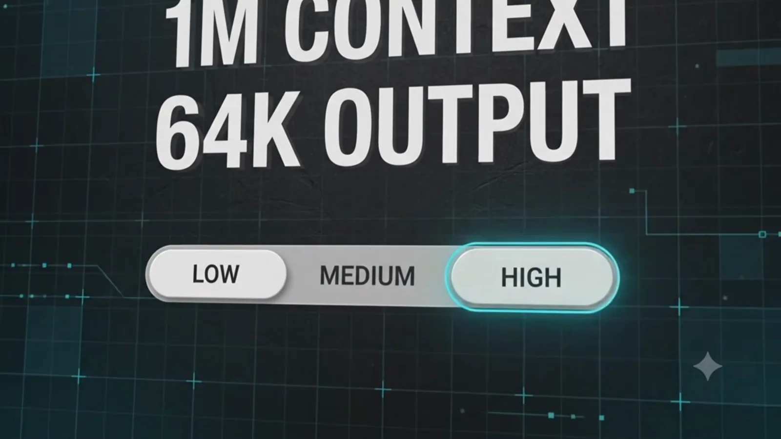NasBuilds' spec card for Gemini 3.8 Flash reads 1M context and 64K output above a segmented LOW, MEDIUM, HIGH control with HIGH highlighted.