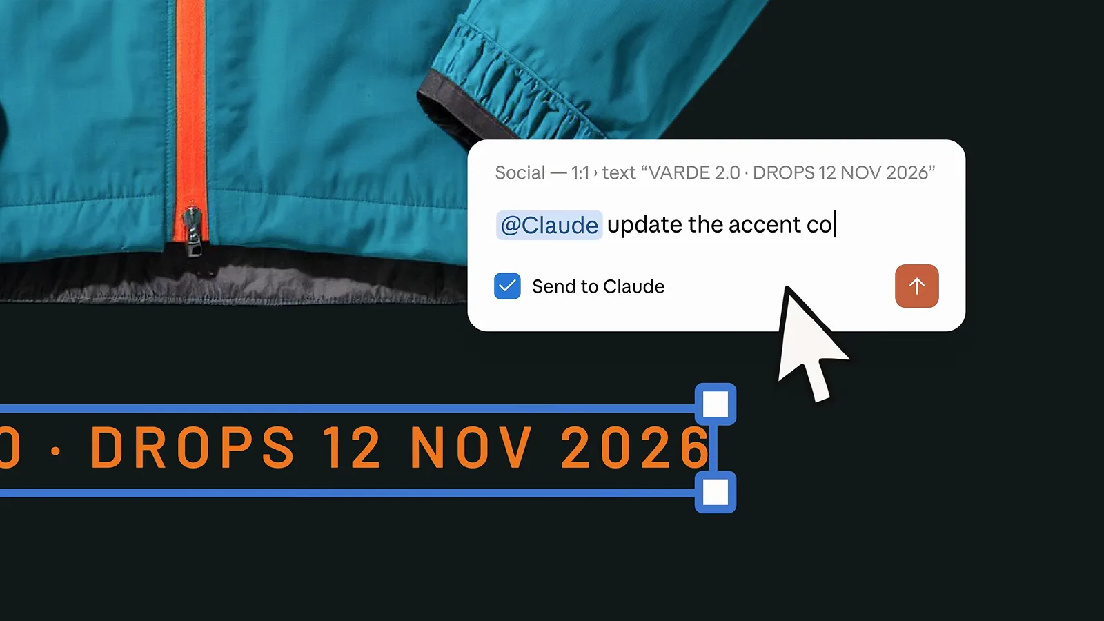 Bulk restyle comment in Claude Slides asking to update the accent color and image size across all versions Bulk restyle comment in Claude Slides asking to update the accent color and image size across all versions